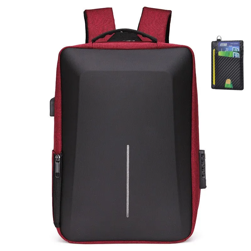 Anti Theft Business Laptop Backpack with Shoulder Bag