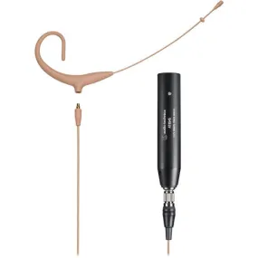 Audio-Technica BP892x-TH MicroSet Subminiature Omnidirectional Condenser Headworn Microphone - Beige