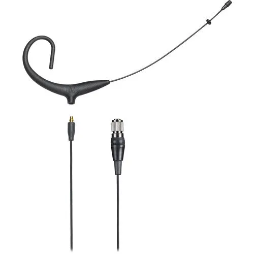 Audio-Technica BP892xCH Omnidirectional Earset and Detachable Cable w/ cH Connector - Black