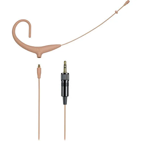 Audio-Technica BP892xCLM3 Omnidirectional Earset and Detachable Cable w/ cLM3 Connector - Beige