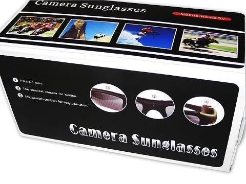 Bikers Cool Sports Design Glasses Video Camcorder Polarized Sunglasses