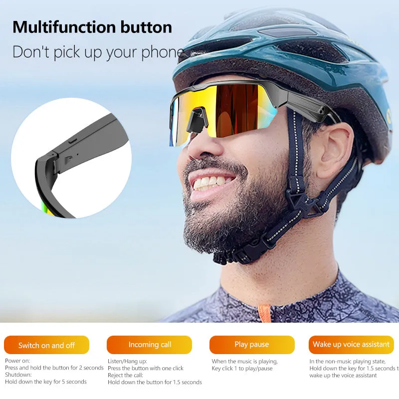 Bluetooth Outdoor Sports Smart Sunglasses