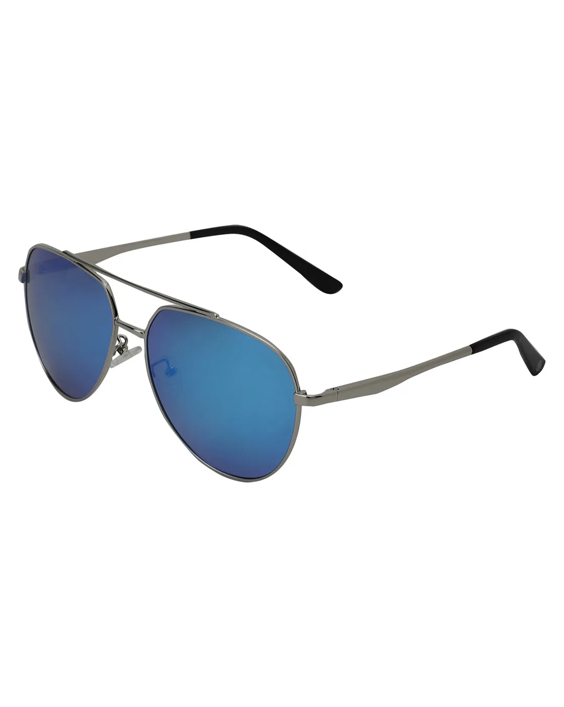 Carlton London Mirrored Polarised Aviator Sunglasses For Women