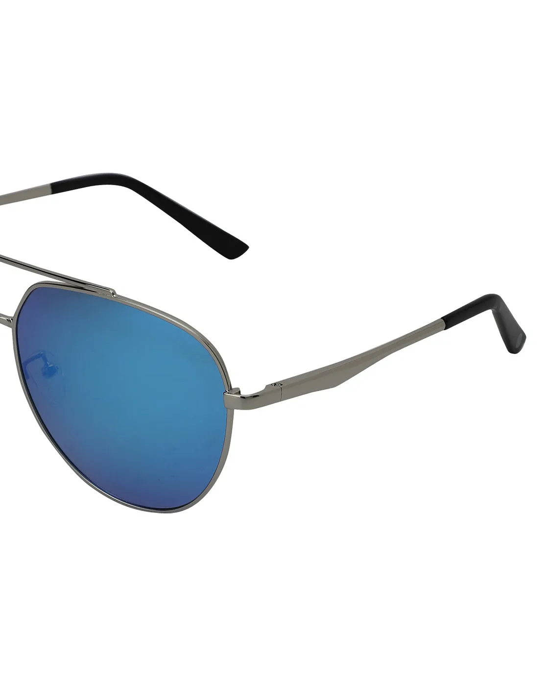 Carlton London Mirrored Polarised Aviator Sunglasses For Women