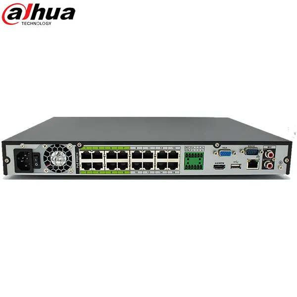 Dahua / 16-Channel / 4K / PoE NVR / 2 SATA / 4TB HDD / DH-NVR5216-16P-I 4TB