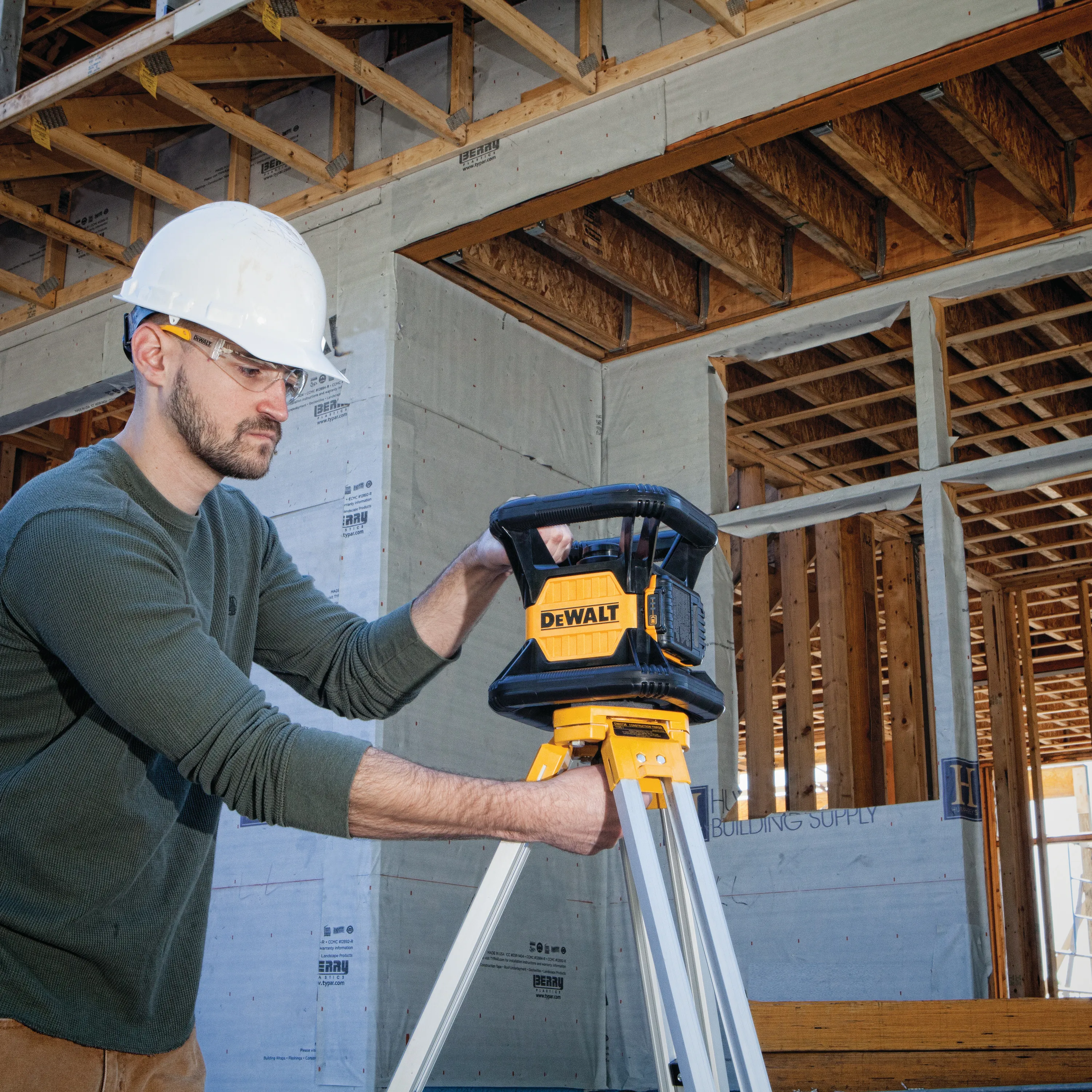 DeWalt DW079LG Green Line Rotary Laser