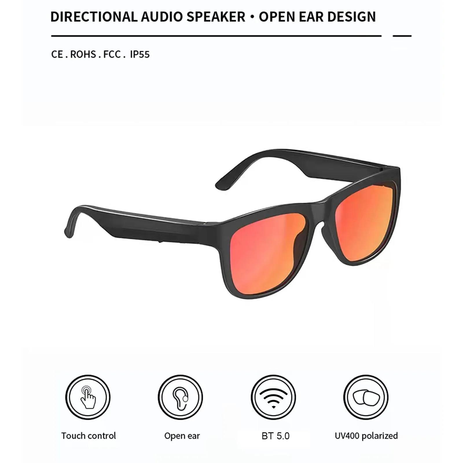 GS01 Smart Sunglasses - Wireless BT5.0