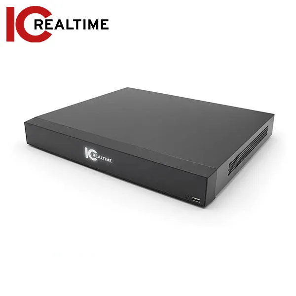 IC Realtime - HDVR-MX1608-1U5MP-AI2 / 16Ch Coax   8 IP / Shelf-Mount Pentabrid / 20TB Max (Starting At 4TB HDD) / 5MP/6MP (Coax/ IP) Support / 128Mbps Bandwidth