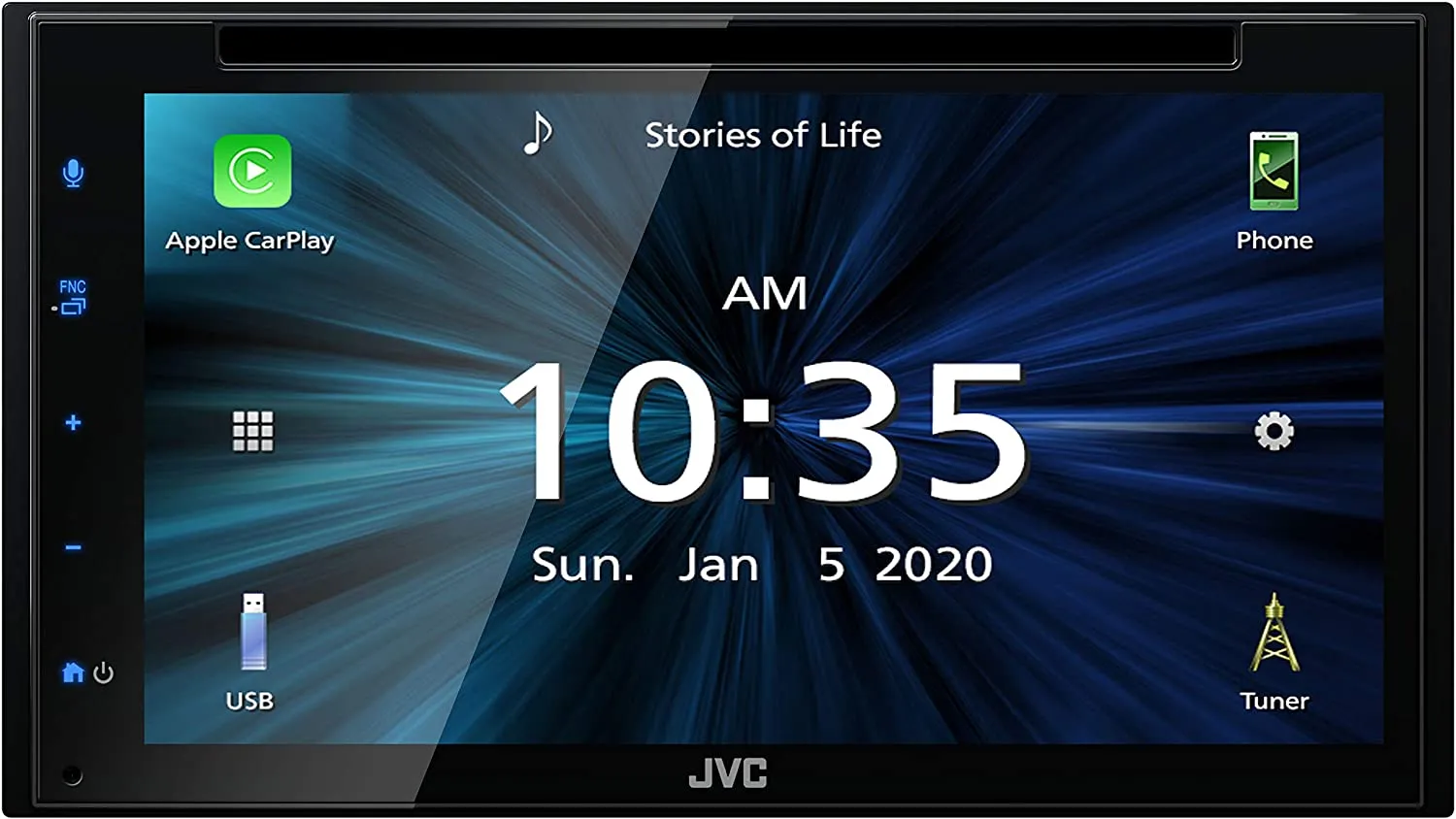 JVC KW-V66BT Double-Din Digital Media Receiver