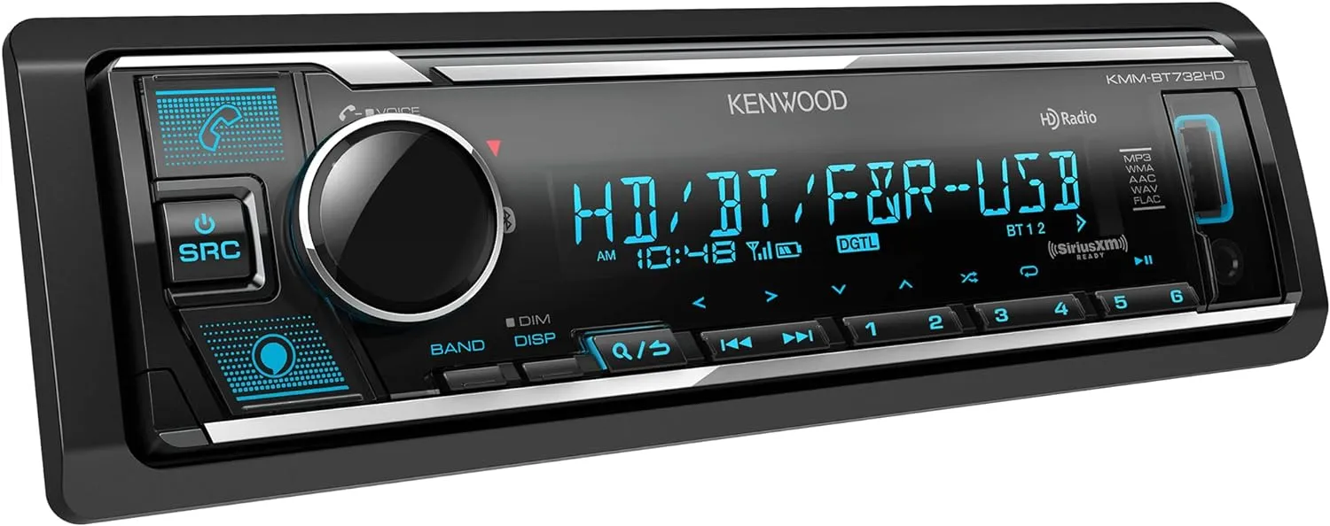 Kenwood KMM-BT732HD Bluetooth Digital Media Receiver (Open Box)