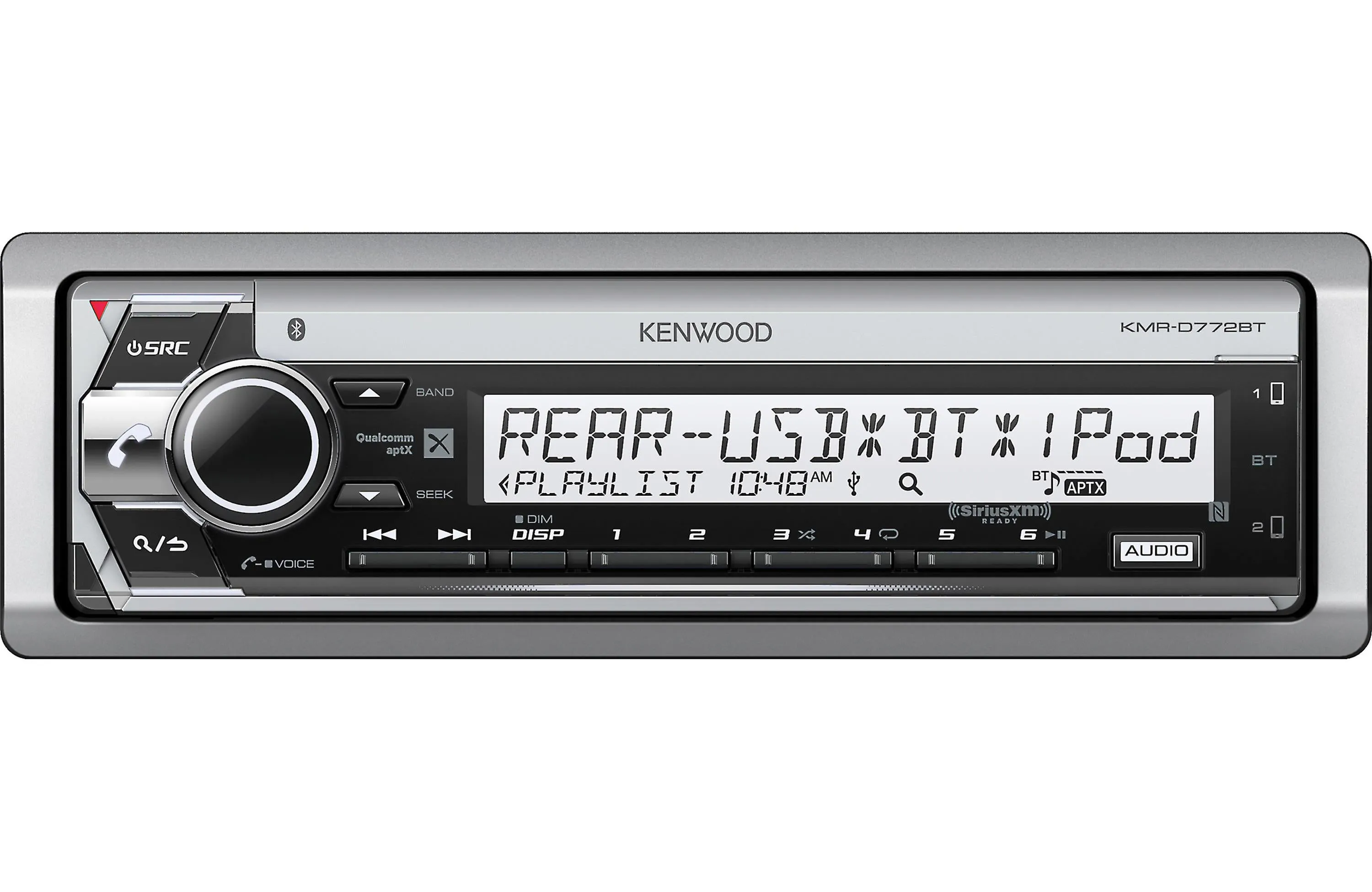 Kenwood KMR-D772BT Marine CD receiver with Bluetooth