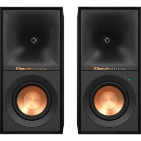 Klipsch Reference R-40PM 2-Way Active Wireless Bookshelf Speakers (Black, Pair)