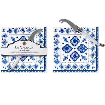 Moroccan Blue Charger Placemats, Place Cards, Napkins & Coasters