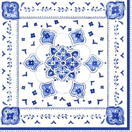 Moroccan Blue Charger Placemats, Place Cards, Napkins & Coasters