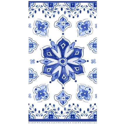 Moroccan Blue Charger Placemats, Place Cards, Napkins & Coasters