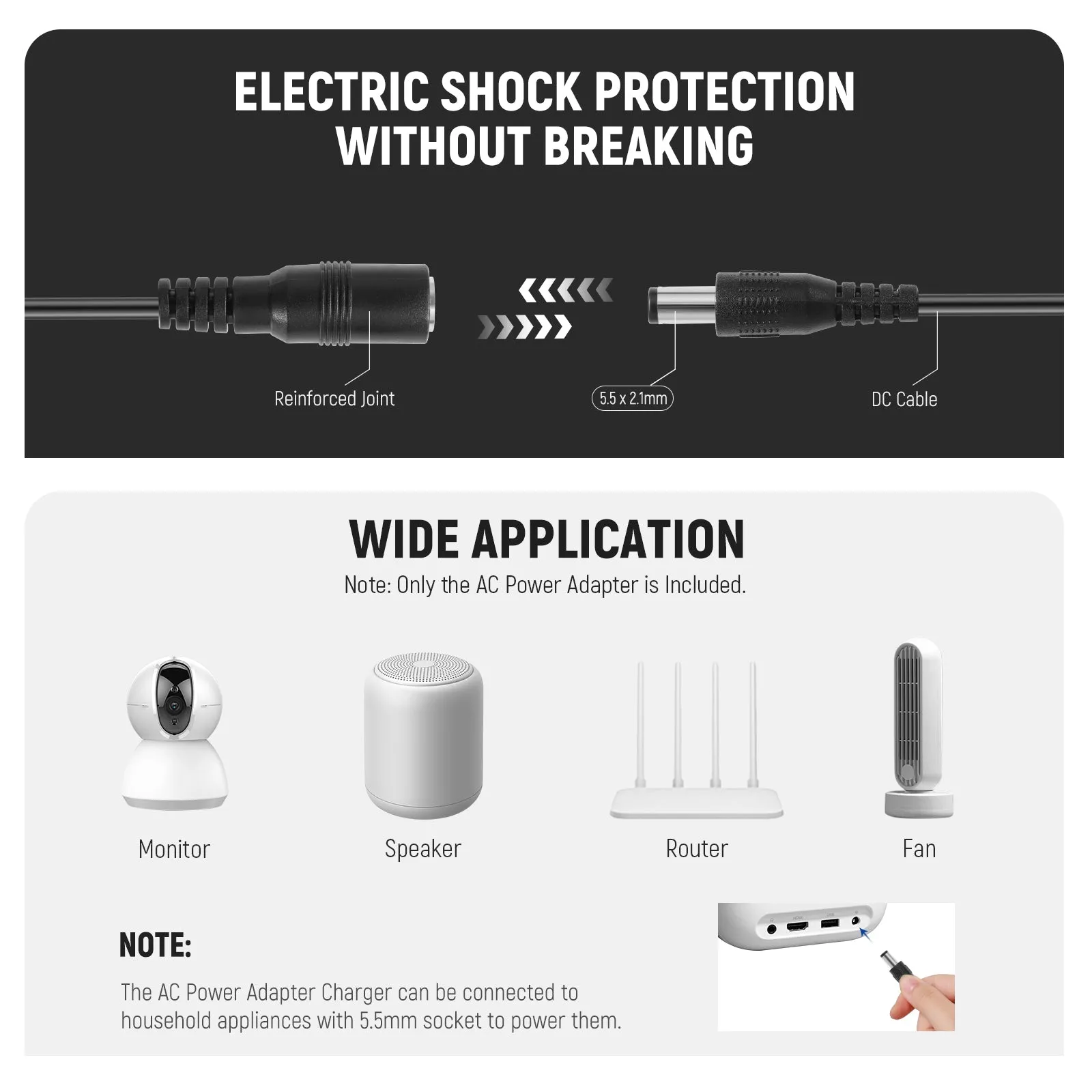 NEEWER NP-FW50 Coupler Dummy Battery For Sony