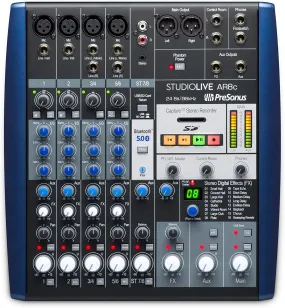 PreSonus StudioLive AR8c USB Type-C 8-Channel Hybrid Performance and Recording Mixer