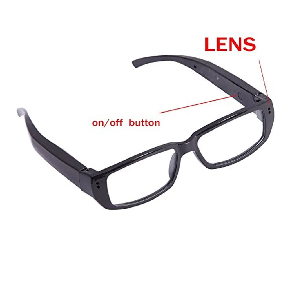 Side Camera Hidden Clear Lens Ultra Light Reading Eyeglasses Spy Camera DVR